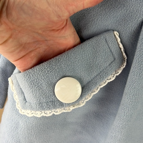 SOFT girl Esina Girls  Baby Blue Melton Cloth with Feminine Details - Picture 13 of 14